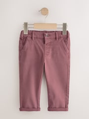 Soft Red Stretch Chino Trousers (3mths-7yrs) - Image 6 of 10