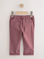 Soft Red Stretch Chino Trousers (3mths-7yrs) - Image 7 of 10