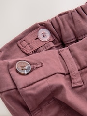 Soft Red Stretch Chino Trousers (3mths-7yrs) - Image 8 of 10