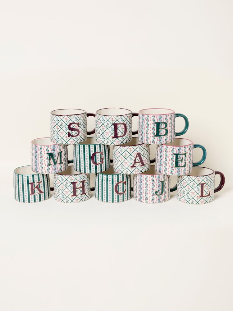 FatFace Multi Alphabet Ceramic Mug - Image 1 of 3 FatFace Multi Alphabet Ceramic Mug - Image 1 of 3