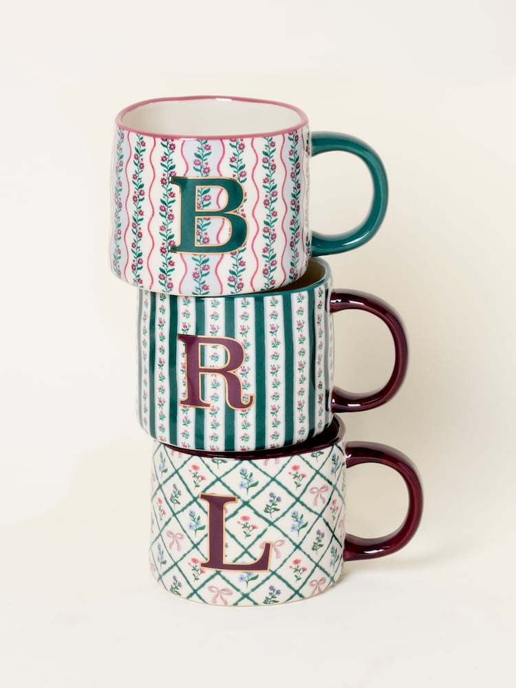 FatFace Multi Alphabet Ceramic Mug - Image 3 of 3 FatFace Multi Alphabet Ceramic Mug - Image 3 of 3
