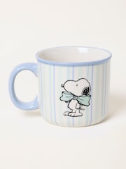 FatFace Green Haze Snoopy Stripe Ceramic Mug - Image 1 of 3