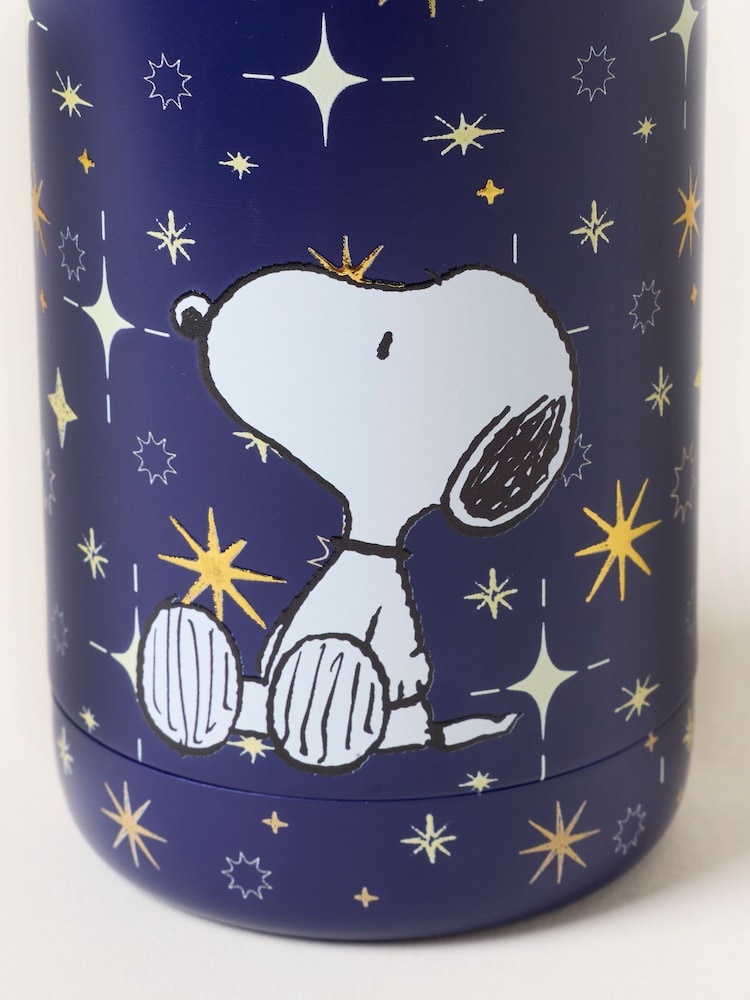 FatFace Navy Snoopy Star Printed Water Bottle - Image 3 of 3 FatFace Navy Snoopy Star Printed Water Bottle - Image 3 of 3
