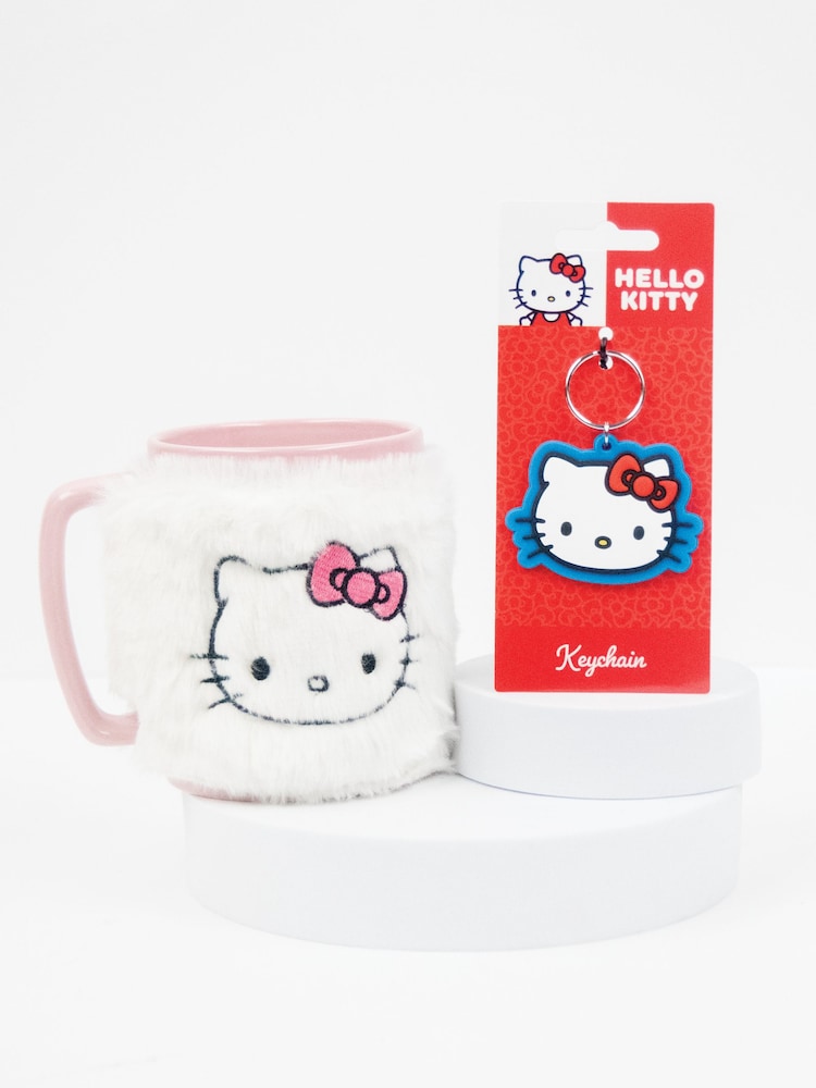 Pyramid International White Hello Kitty Mug & Keychain Gift Set - Image 1 of 4
