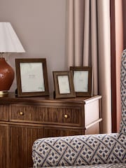 Laura Ashley Brown Wooden Barcombe Photo Frame - Image 2 of 5