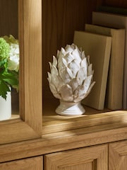 Laura Ashley Cream Artichoke Ornament - Image 1 of 4