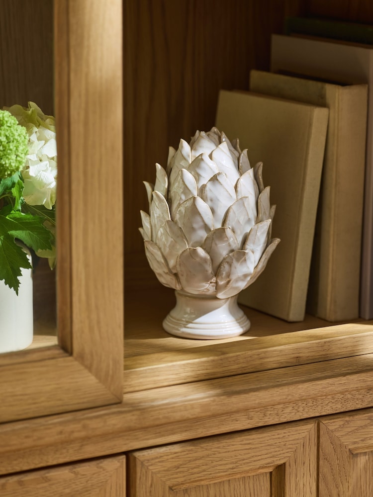 Laura Ashley Cream Artichoke Ornament - Image 1 of 4 Laura Ashley Cream Artichoke Ornament - Image 1 of 4