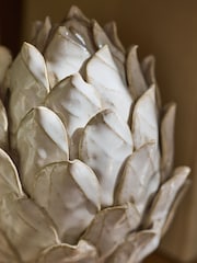 Laura Ashley Cream Artichoke Ornament - Image 2 of 4