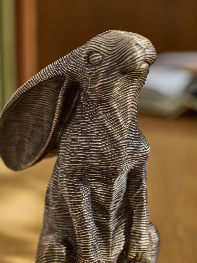 Laura Ashley Brass Hare Ornament - Image 2 of 4