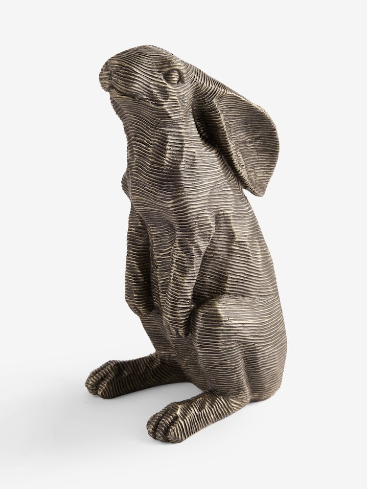 Laura Ashley Brass Hare Ornament - Image 4 of 4