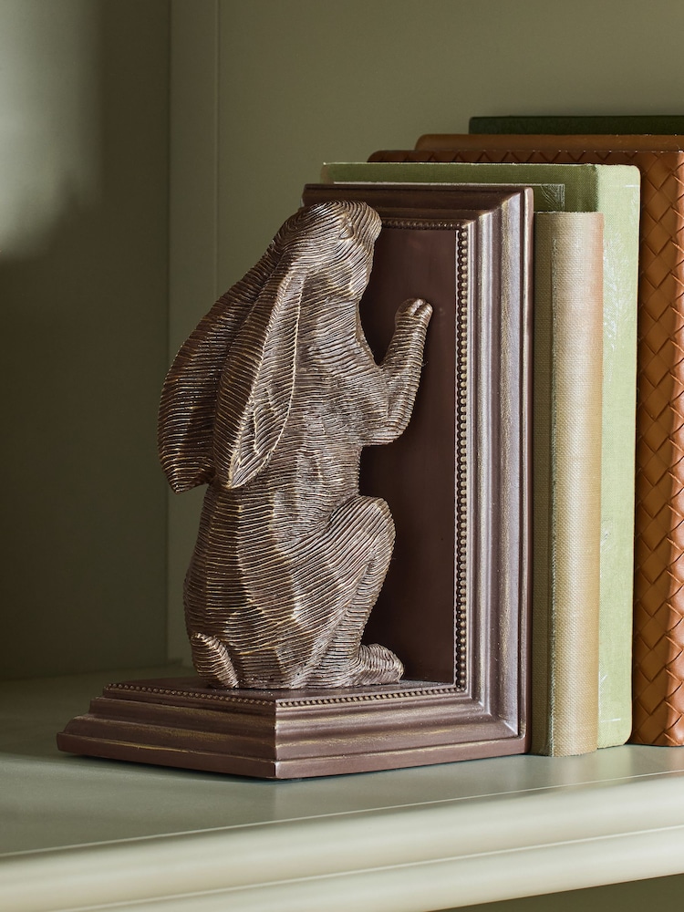 Laura Ashley Brass Hare Bookend - Image 2 of 4 Laura Ashley Brass Hare Bookend - Image 2 of 4