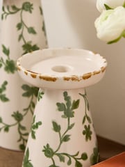 Laura Ashley Set of 2 Green Kirkstead Trail Candle Holders - Image 4 of 5