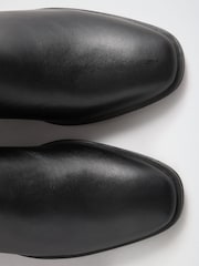 Friends Like These Black Faux Leather Flat Chelsea Boots - Image 4 of 5