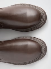 Friends Like These Faux Leather Chunky Sock Ankle Boots - Kuva 4 / 5