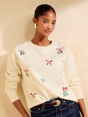 Crema - Friends Like These Christmas Graphic Sweatshirt - Imagen 4 de 5