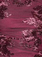 Friends Like These Draped Off The Shoulder Cornelli Detail Top - Attēls 5 no 5