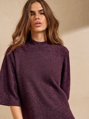 Friends Like These Red Cosy High Neck T-Shirt - Image 2 of 5