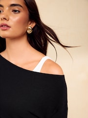 Friends Like These Black 2-in-1 Layered Long-Sleeve Top - Image 2 of 5