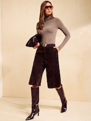 中性色 - Friends Like These Jersey Roll Neck Top - 图片4 / 5