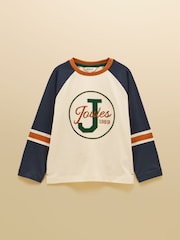 Joules Boys' Bennett Raglan Long Sleeve Top - Slika 1 od 4