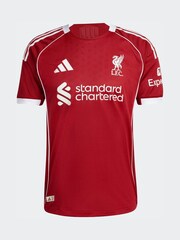 adidas Red Liverpool FC 25/26 Home Authentic Football Shirt - Image 7 of 8