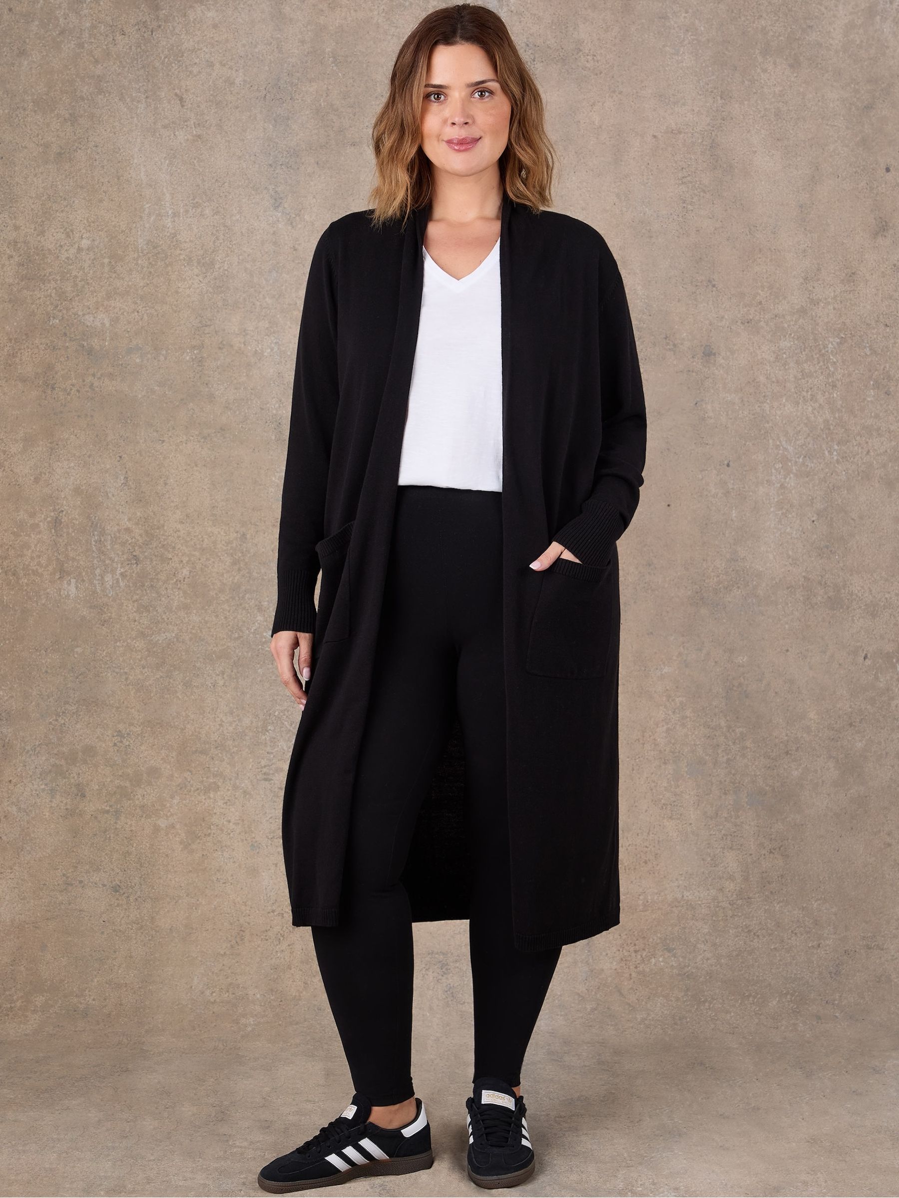 Buy Live Unlimited Black Longline Knitted Cardigan from Next USA