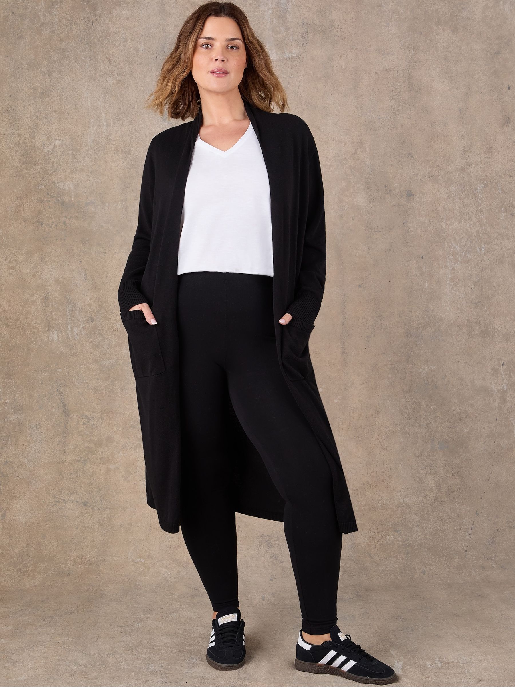 Buy Live Unlimited Black Longline Knitted Cardigan from Next USA