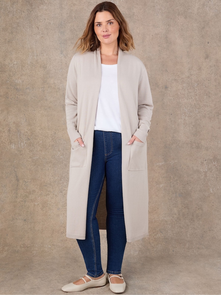 Live Unlimited Longline Knitted Cardigan - Bilde 1 av 7