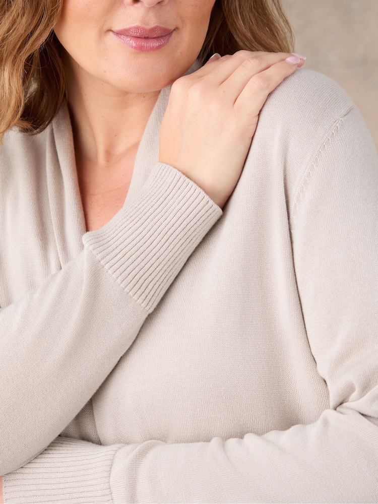 Live Unlimited Longline Knitted Cardigan - Bilde 7 av 7