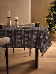 Multi Christmas Fairisle Wipe Clean Table Cloth - Image 3 of 4