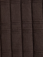 Abercrombie & Fitch Brown Long Sleeved Button Detail Collared Neck Jumper - Image 2 of 2