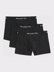 Crno - Abercrombie & Fitch 5" Bokserske gaćice 3 Pakovanje - Slika 1 od 2