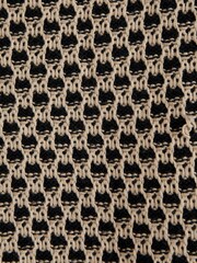 חום - Abercrombie & Fitch Short Sleeve Sweater Polo Shirt - תמונה 2 מתוך 2