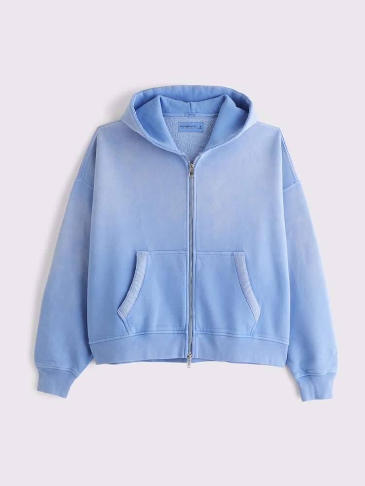 Abercrombie & Fitch Cropped Full Zip Hoodie - Bild 1 von 2