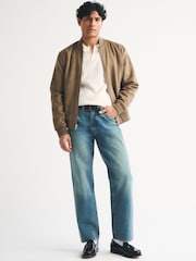 أبيض - قميص بولو سترة بأكمام قصيرة من Abercrombie & Fitch - Image 3 of 8