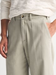 Abercrombie & Fitch Brown Cotton Baggy Trousers - Image 3 of 8