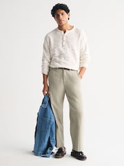 Abercrombie & Fitch Brown Cotton Baggy Trousers - Image 6 of 8