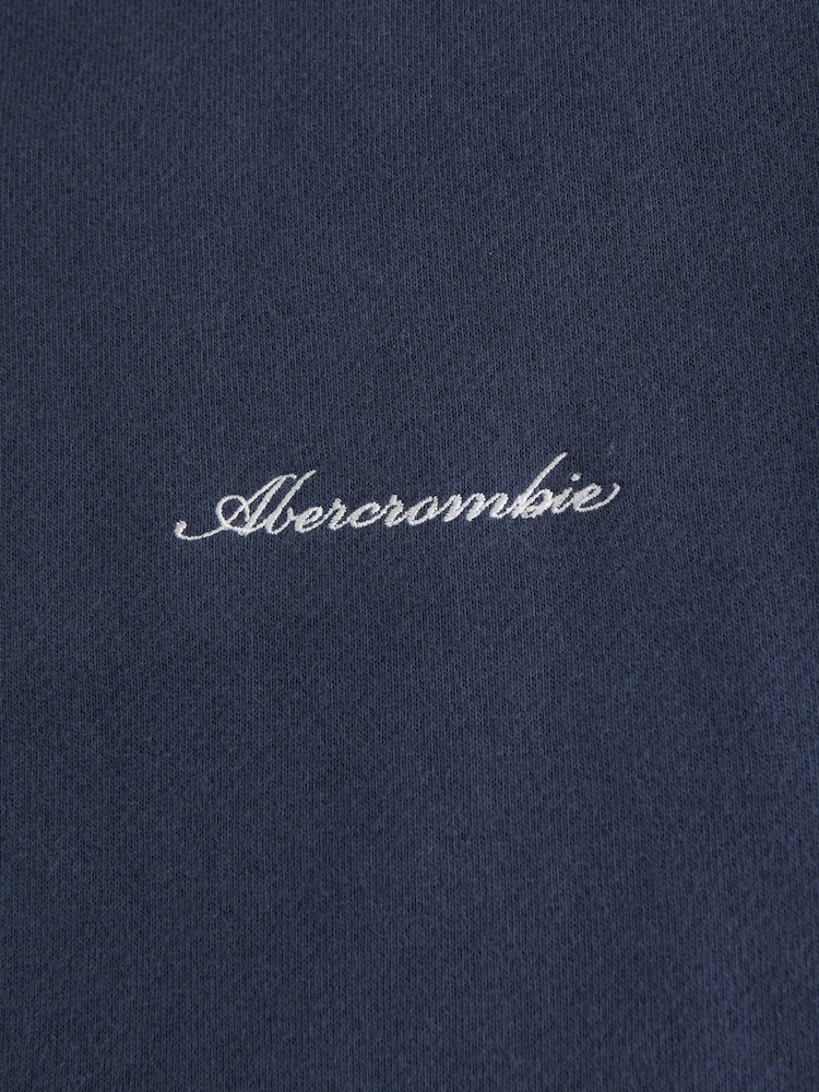 Abercrombie & Fitch Logo Full Zip Long Sleeve Sweat Top - 2的图像2｝