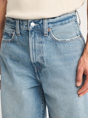 כחול  - Abercrombie & Fitch מכנסיים קצרים בגזרת באגי - תמונה 5 מתוך 8