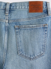 כחול  - Abercrombie & Fitch מכנסיים קצרים בגזרת באגי - תמונה 8 מתוך 8