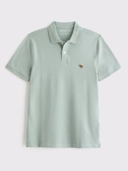 Abercrombie & Fitch Green Icon Collar Neck Short Sleeve Polo Shirt - Image 1 of 2