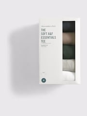 Abercrombie & Fitch エッセンシャル クルーネック 半袖 Tシャツ 5 枚組 - 画像 2 / 2
