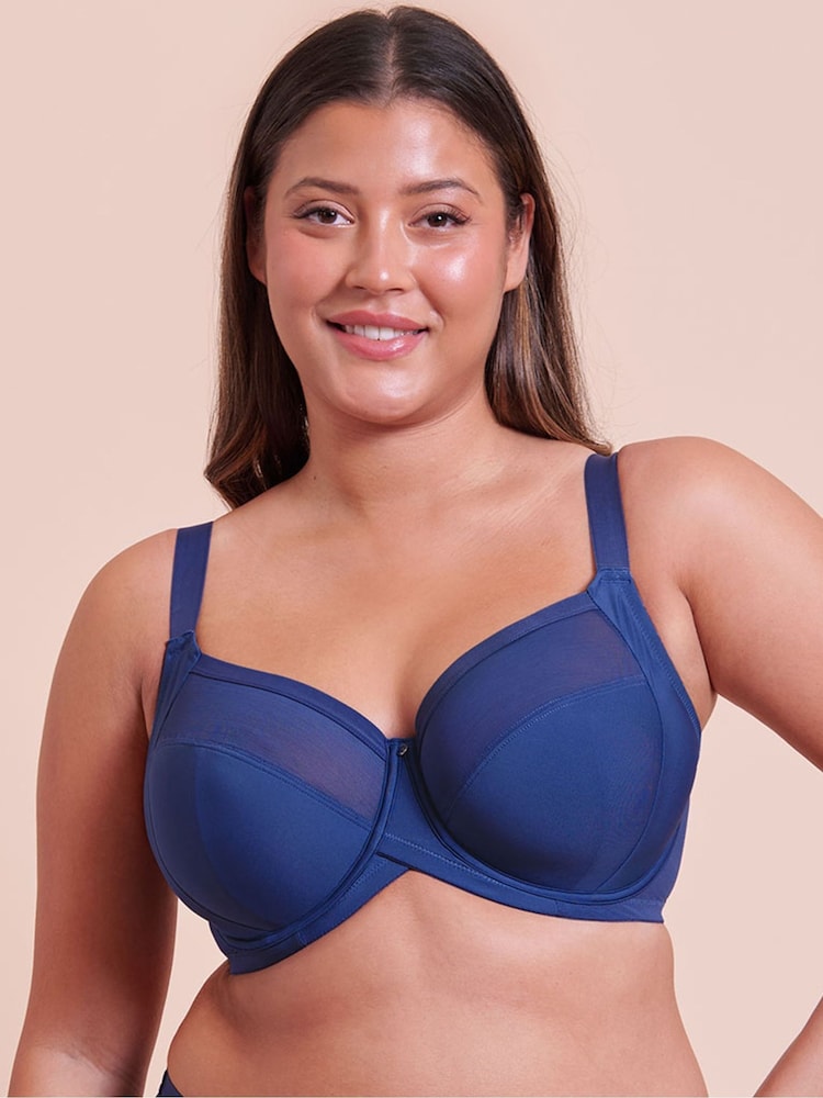 Curvy Kate Blue WonderFully Full Cup Side Support Bra - Image 1 of 7