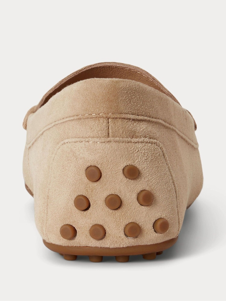 Lauren Ralph Lauren Brown Barnsbury Suede Loafers - Image 4 of 4 Lauren Ralph Lauren Brown Barnsbury Suede Loafers - Image 4 of 4