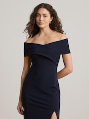 Vestito a tubino aderente con spalle scoperte di Lauren Ralph Lauren - Immagine 2 di 4