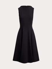 Lauren Ralph Lauren Charley Cotton Stretch Jersey Sleeveless Midi Dress - Imaginea 5 din 5