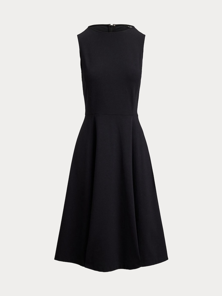 Lauren Ralph Lauren Charley Cotton Stretch Jersey Sleeveless Midi Dress - Imaginea 5 din 5