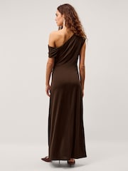 Monsoon Trina アシンメトリカル 飾り付き ジャージ マキシドレス - 画像 2 / 5