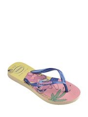 Havaianas Cream Slim Disney Lilo & Stitch Flip Flops - Image 4 of 6