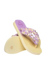 Havaianas Cream Fluffy Flip Flops - Image 3 of 6
